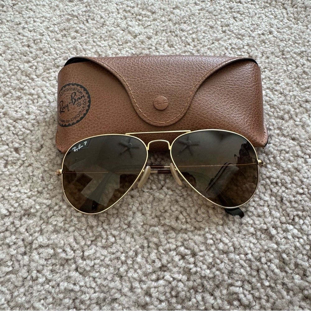 Women’s Ray-Ban Aviator Gold with case